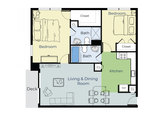 Aspen | Two Bedroom - Aspen