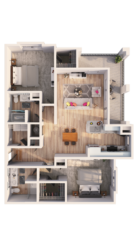 Botanic at Ingleside - B2J Floorplan - B2J