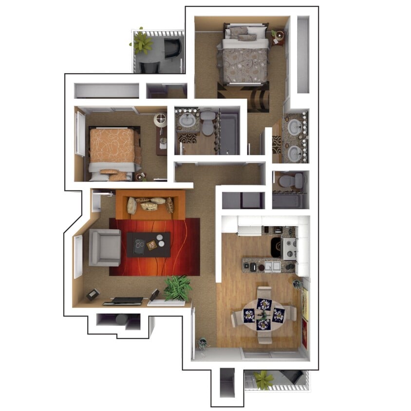 Floor Plan - Residence 3 Luxury