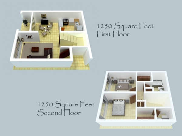 2BR/1.5BA - 2x1.5 Townhome