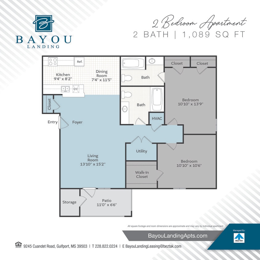 Floor Plan - 2 Bedroom