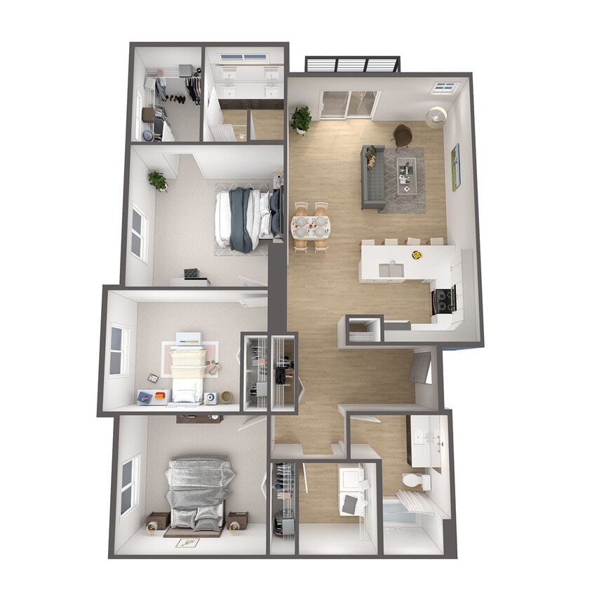 Floor Plan - Fritz (3B)