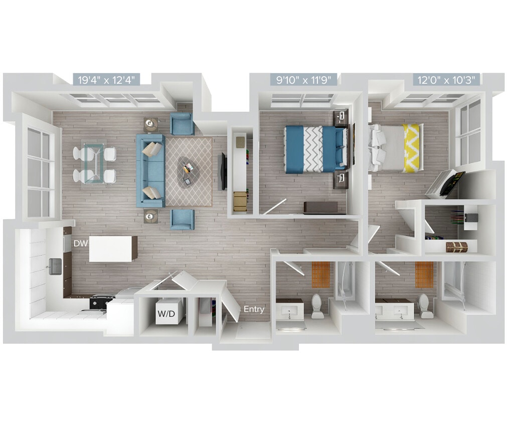 Floor Plan - B19-1140SF