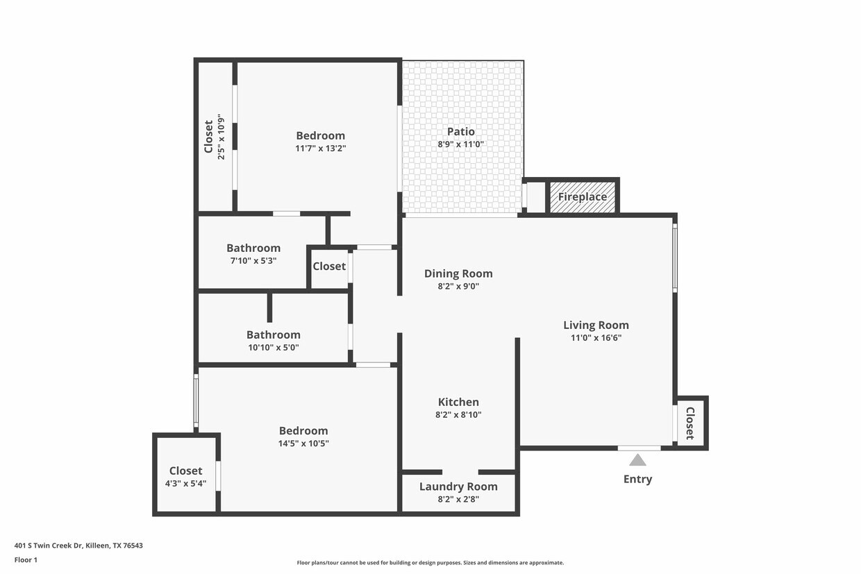 2x2 Lux floorplan - 2X2 LUXE