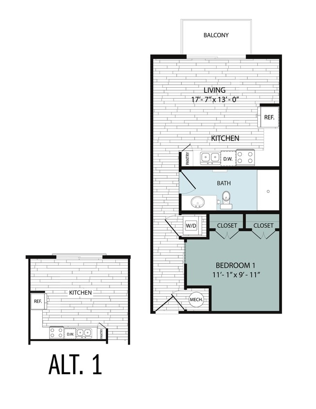 Floor Plan - 1B