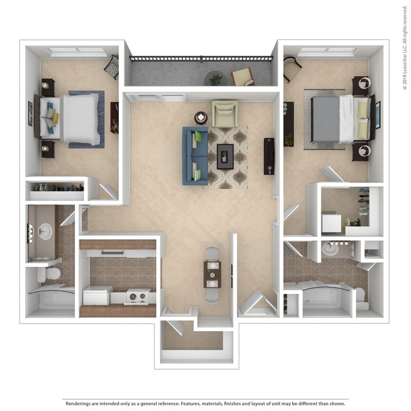 2C Floorplan.Jpg - Two bedroom two bath