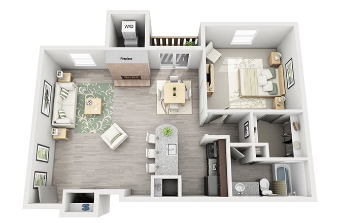 Floor Plan - A2 - Flat