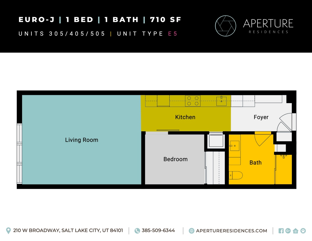 Units 305, 405, 505 Aperture - Floor Plan Inserts - 1x1 Euro-J