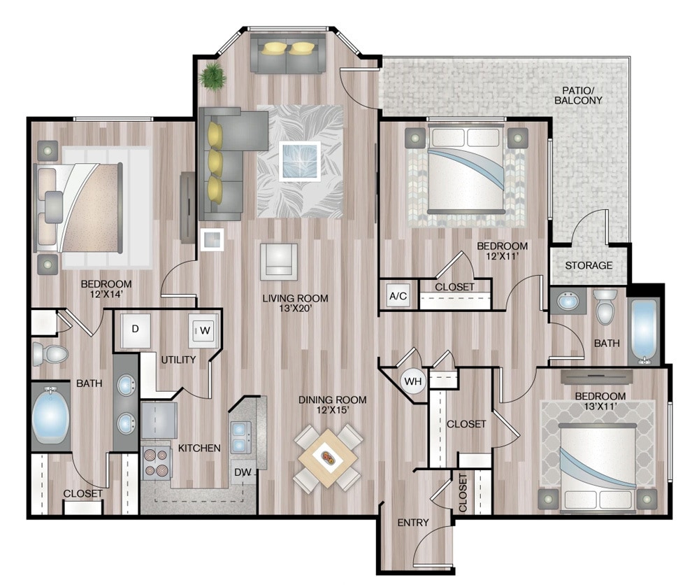 Floor Plan - The Charleston