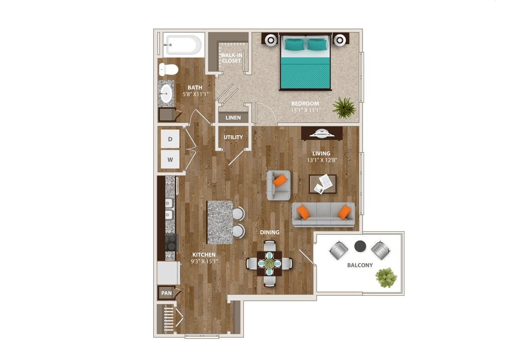 Floor Plan - A1B