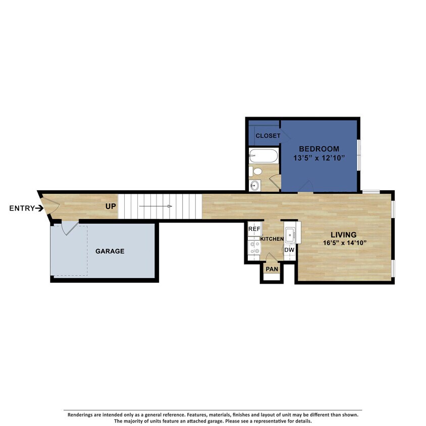Floor Plan - A2 - Renovated