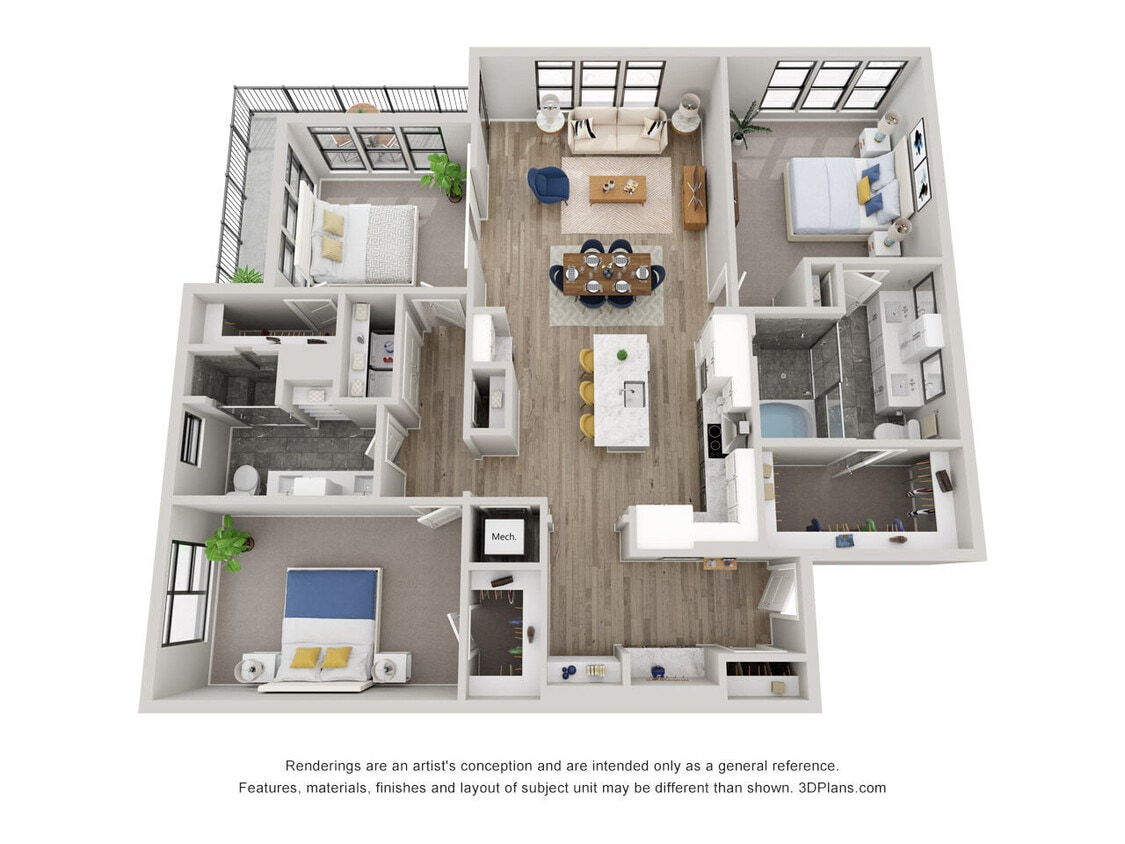 2.C3 floor plan Preserve at Westfields - 2.C3