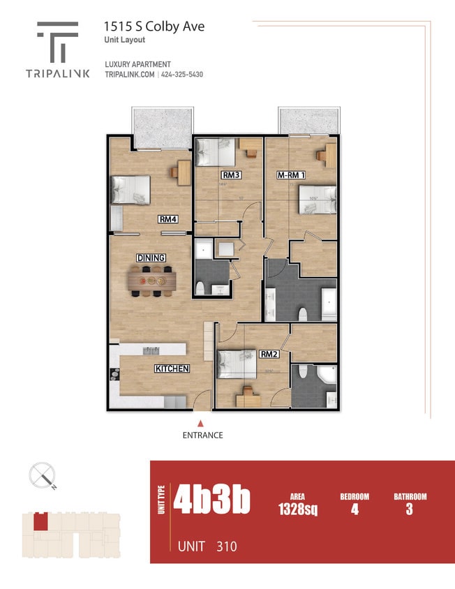 Floor Plan - Unit 310