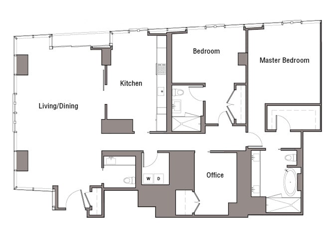 Floor Plan - 2D-A