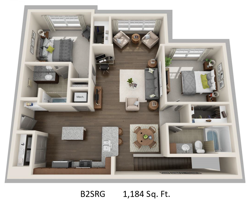 Floor Plan - B2SRG