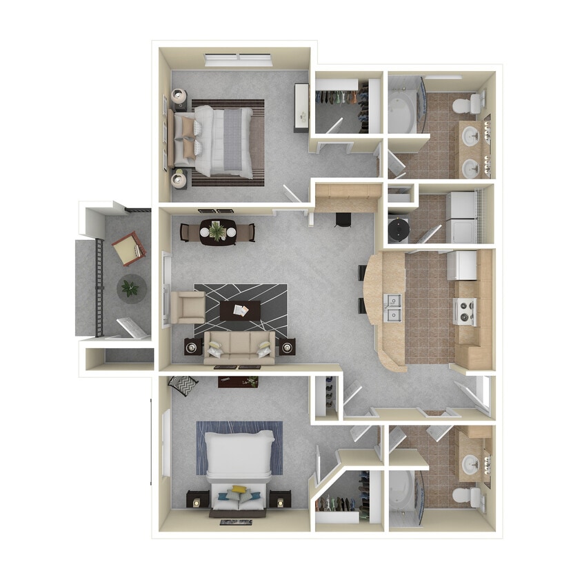 B3S 3D Floor Plan - B3S