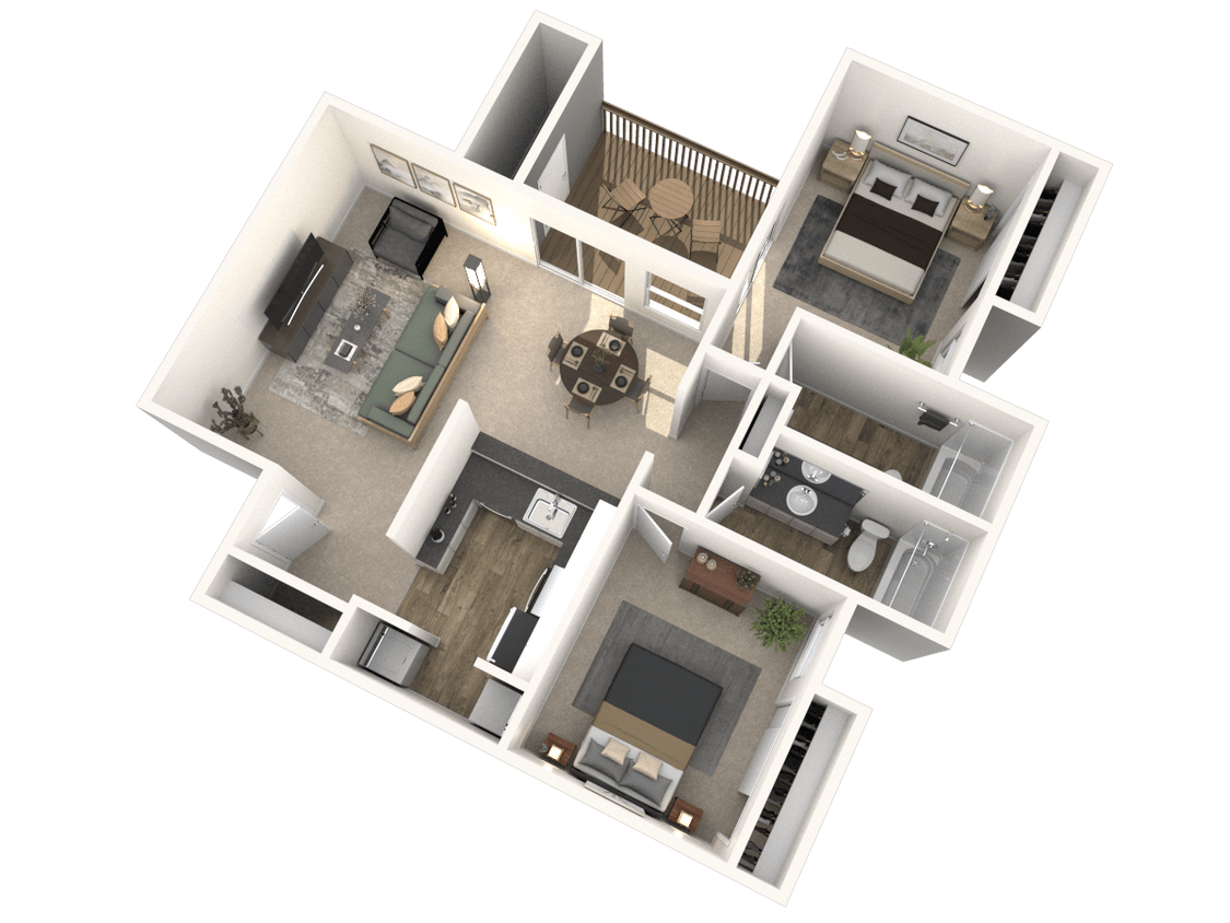 Floor Plan - 2BR
