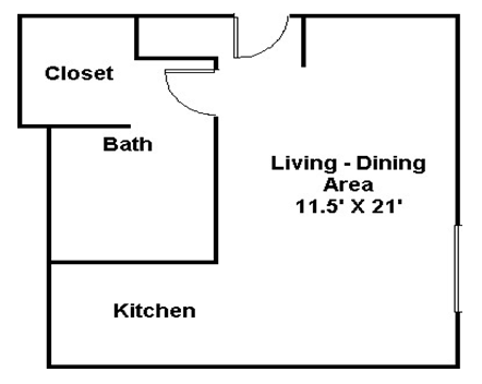 Floor Plan - Studio