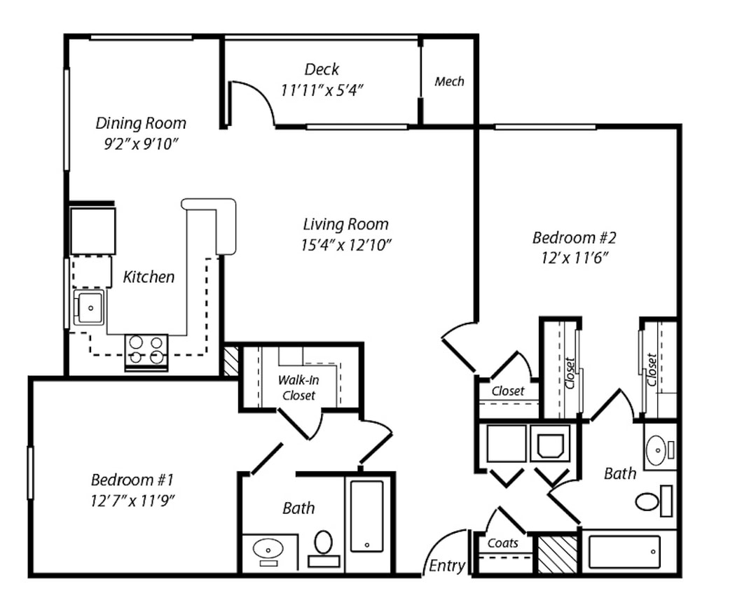 Floor Plan - B2R The Hampshire Renovated