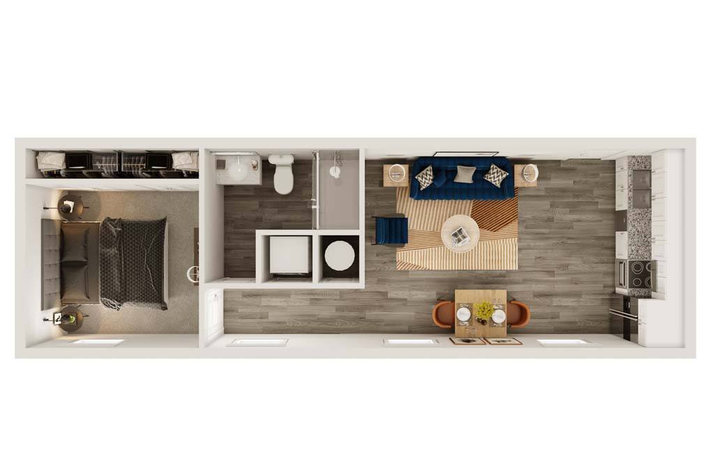 Floor Plan - A5 - SECOND AVE