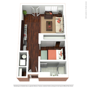 Floor Plan - Studio