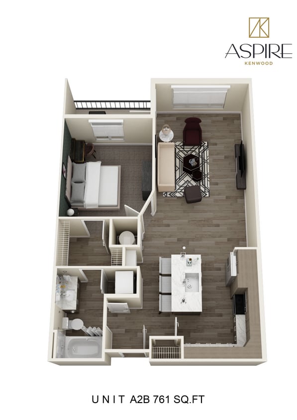 7756-AspireKenwood_Unit A2B_Floorplan.jpg - One Bedroom