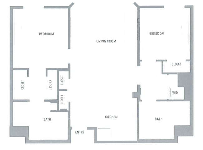 Floor Plan - 1157 2B2B