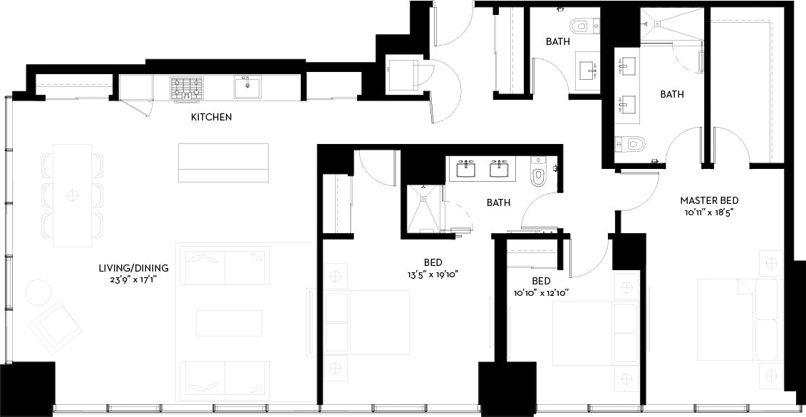 Floor Plan - 3S-E