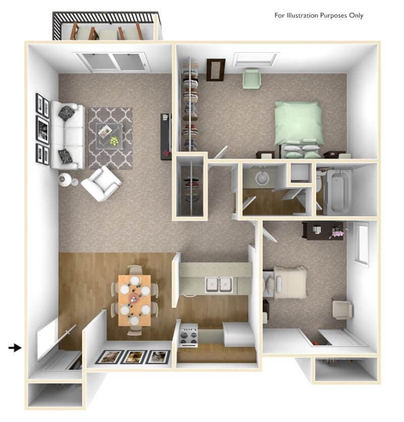 Floor Plan - Oak