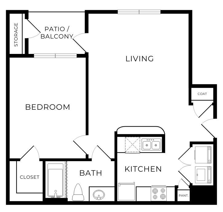 Floor Plan - A1 - Harbor Shores II
