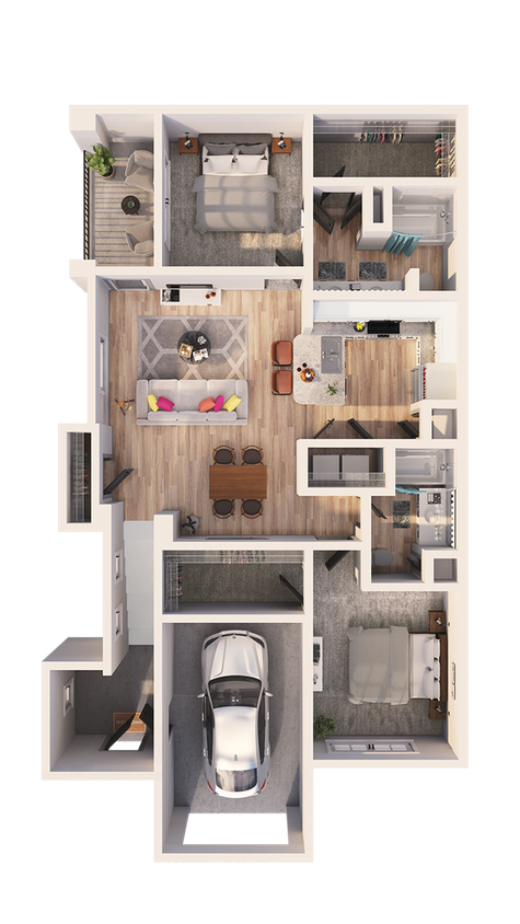 Stonebriar Pines - B2D Floor Plan - B2D