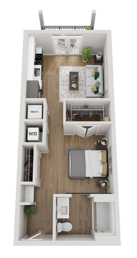 Floor Plan - 2S1 - Phase 2 Modern