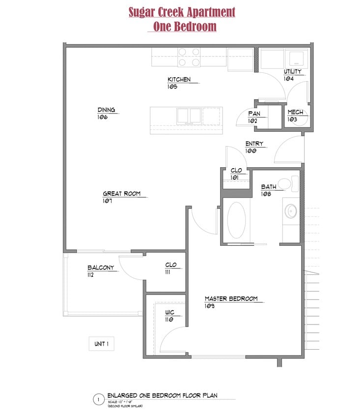 Floor Plan - The Bluff
