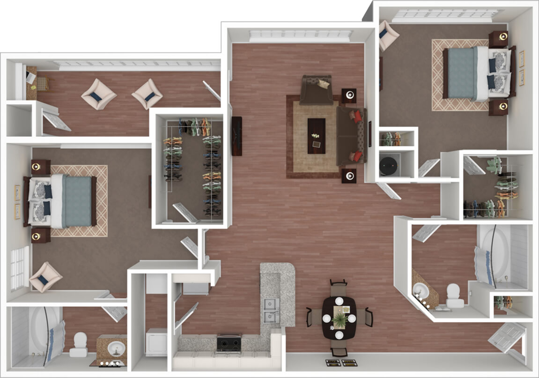Floor Plan - Highland with Sunroom