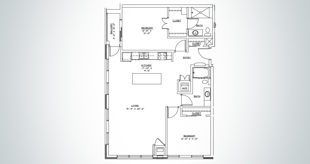 Floor Plan - Blue D5 2X2