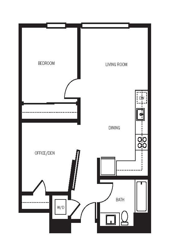 Floor Plan - 1X1 B1.1