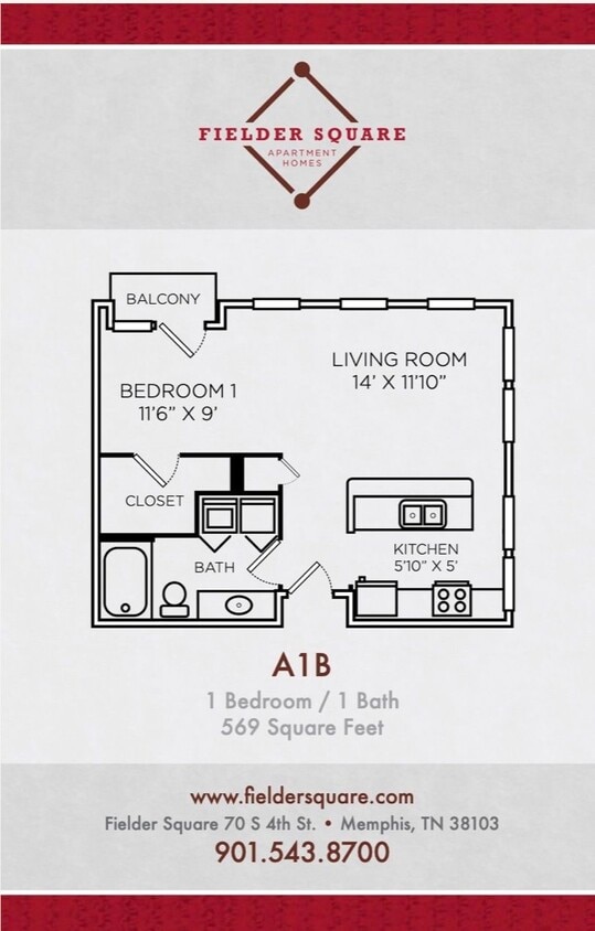 Floor Plan - A1B Studio