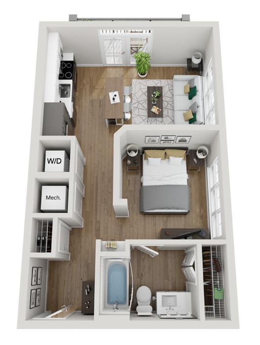 Floor Plan - 2A3 - Phase 2 Modern