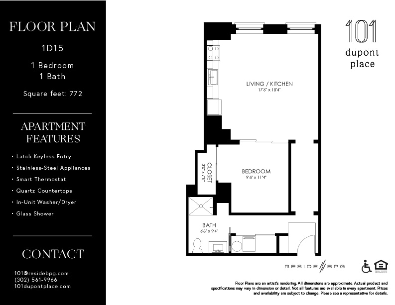 Floor Plan - 1D15