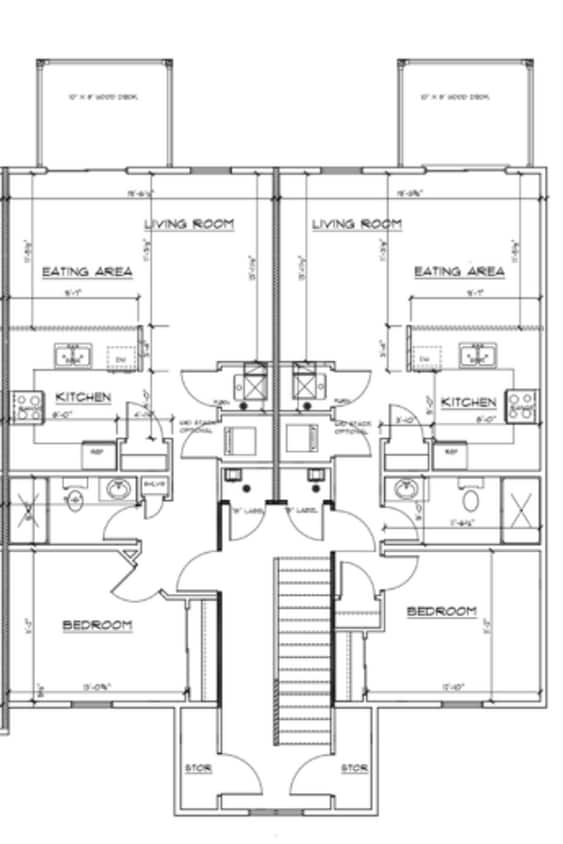 Floor Plan - 1X1 1200 BLDG SMALL
