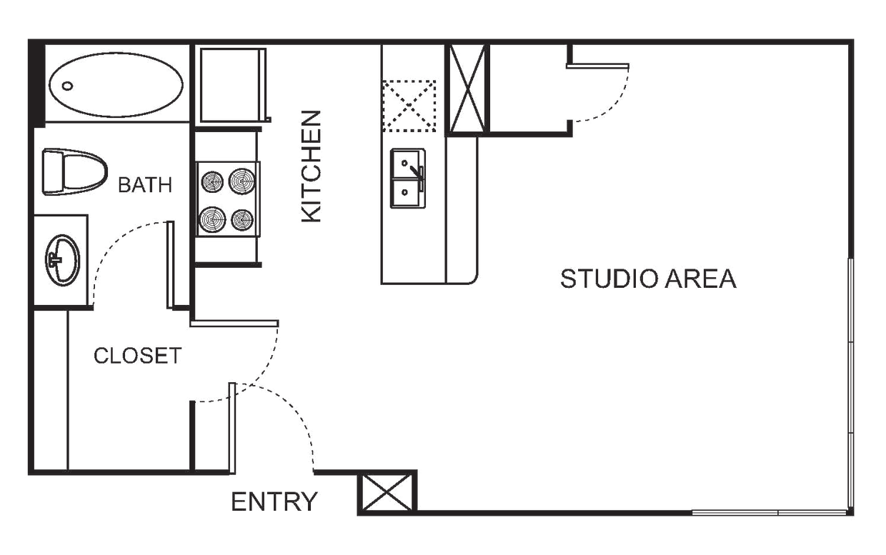 Floor Plan - S1 Studio