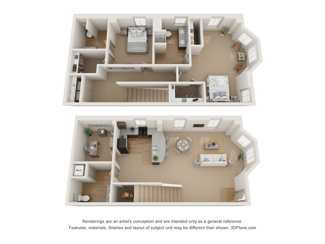 Floor Plan - Warren Townhome