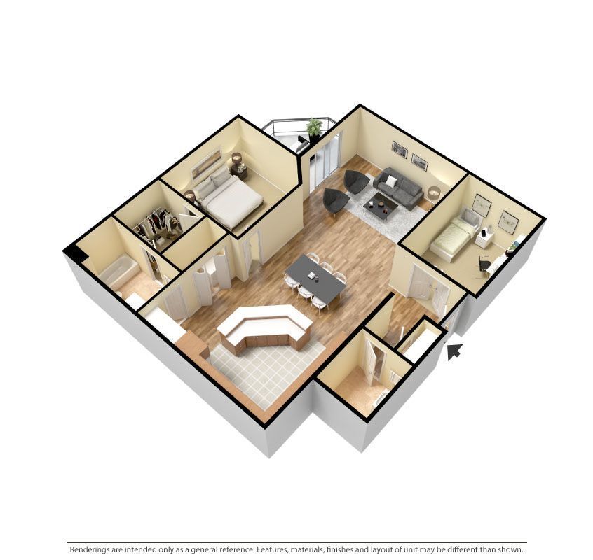 Fair Hills - Kilimanjaro - 2 Beds - 2 Baths - 1213 Sq. ft. - Kilimanjaro