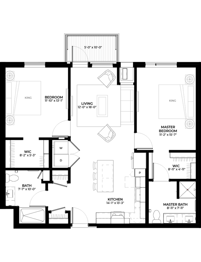 Floor Plan - Pine (B1a)