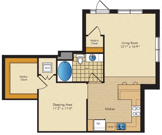 Floor Plan - Studio-ST-3