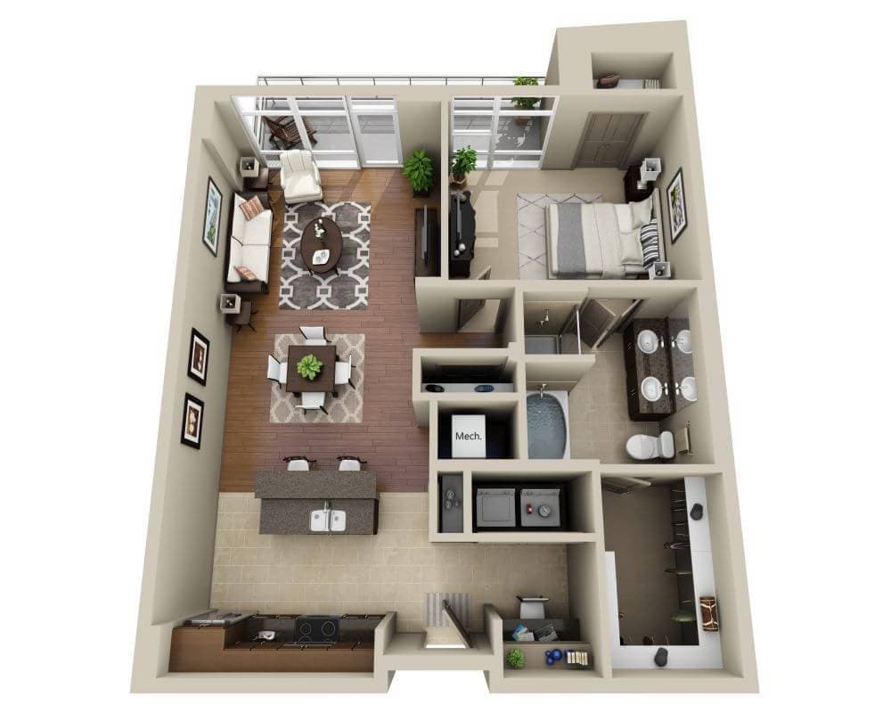 Floor Plan - Floorplan E