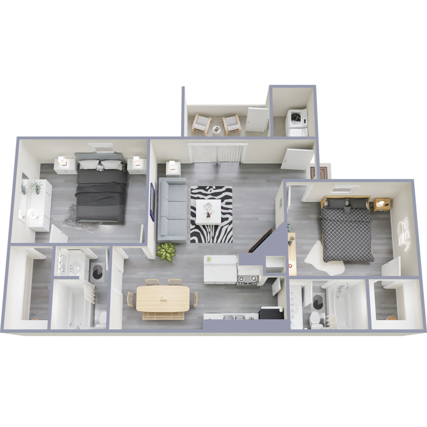 Floor Plan - 2x2