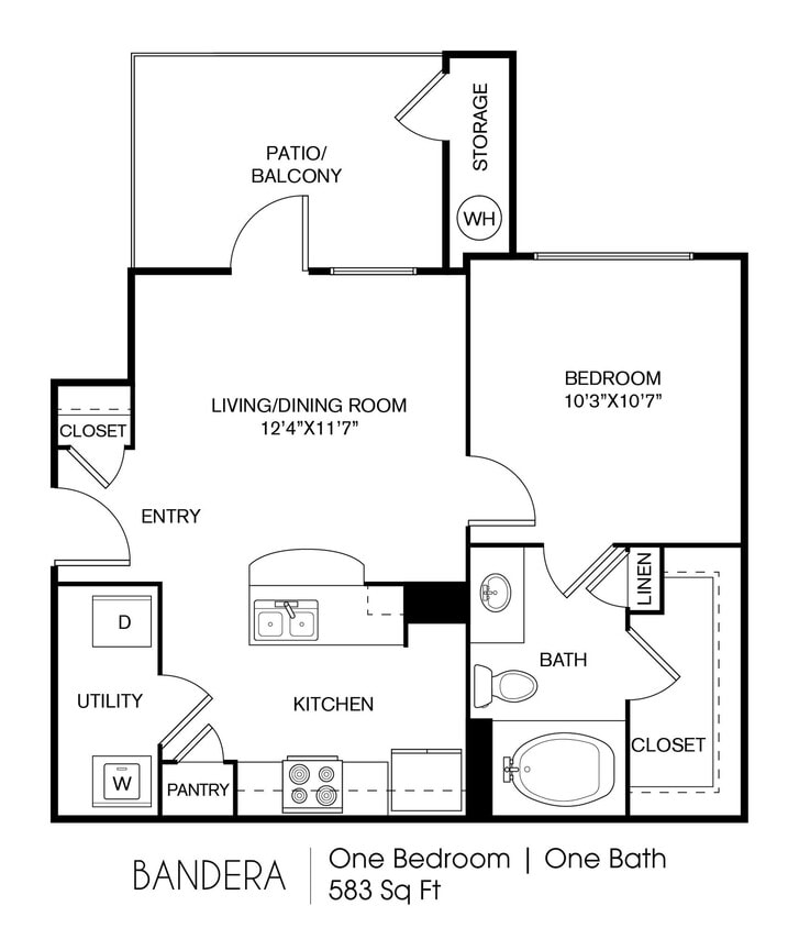 Floor Plan - A1 - Bandera