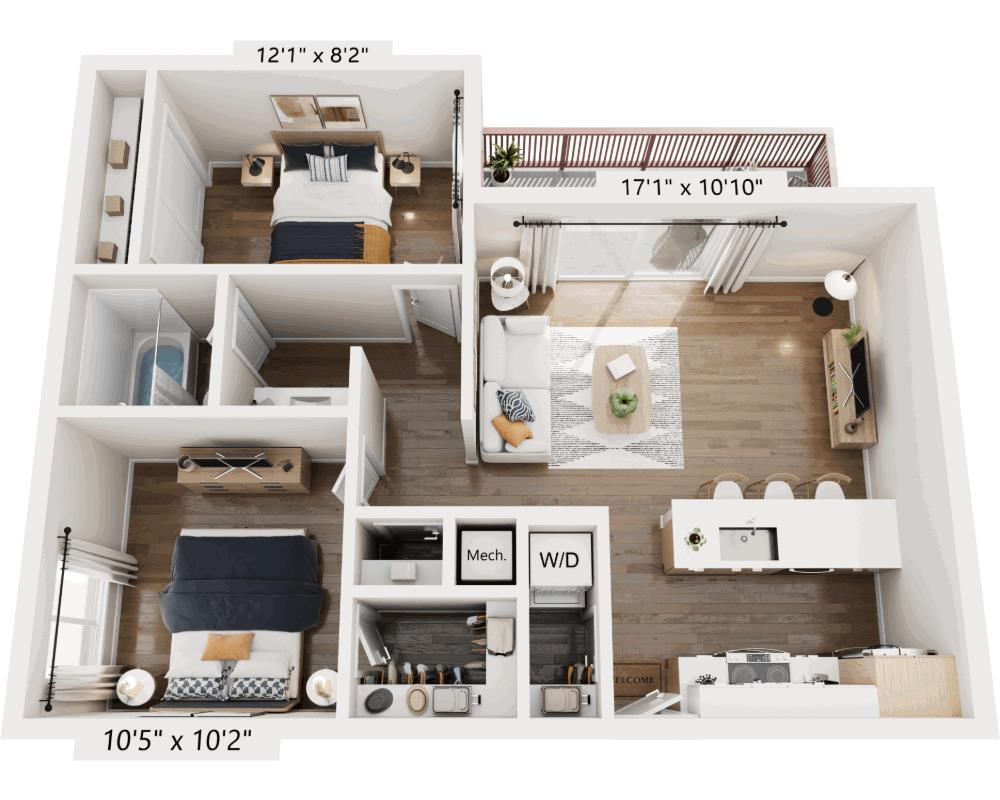 Floor Plan - Abbot (B1)