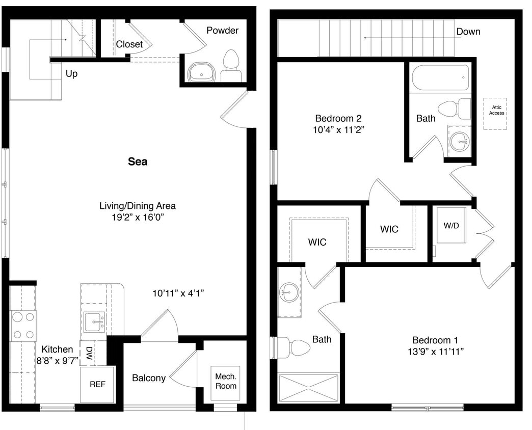 Floor Plan - Sea